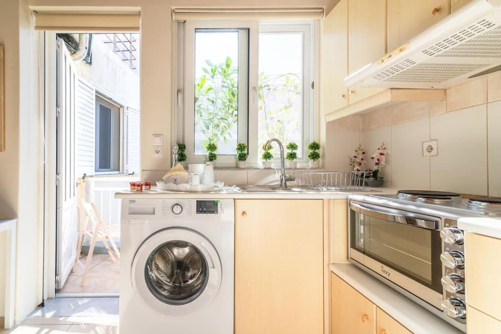 Cozy Apartment In The Heart Of City Center 伊拉克利翁 外观 照片